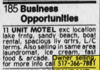 Swiss Inn (Vina Del Mar Motel) - May 1982 Ad
